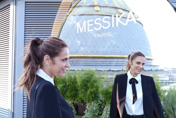Exclusif - Élisa Tovati à la soirée d'inauguration du premier café Messika au rooftop 7ème étaage du Printemps Haussmann à Paris, France, le 2 juin 2023. © Rachid Bellak/Bestimage 