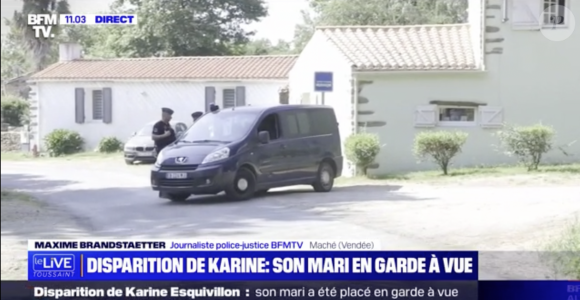 Disparition de Karine Esquivillon, sa soeur Adelaïde Esquivillon réagit au placement en garde à vue du mari de la disparue (capture d'écran BFMTV)