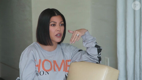 Kourtney Kardashian - La famille Kardashian dans un épisode de la série "The Kardashians". 