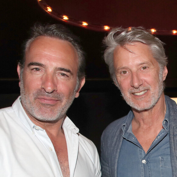 Exclusif - Jean Dujardin et Antoine de Caunes - Audition de la Promotion 2023 de l'École " L'Entrée des Artistes " d'Olivier Belmondo au Théâtre des Mathurins à Paris le 05 Juin 2023. © Bertrand Rindoff / Bestimage