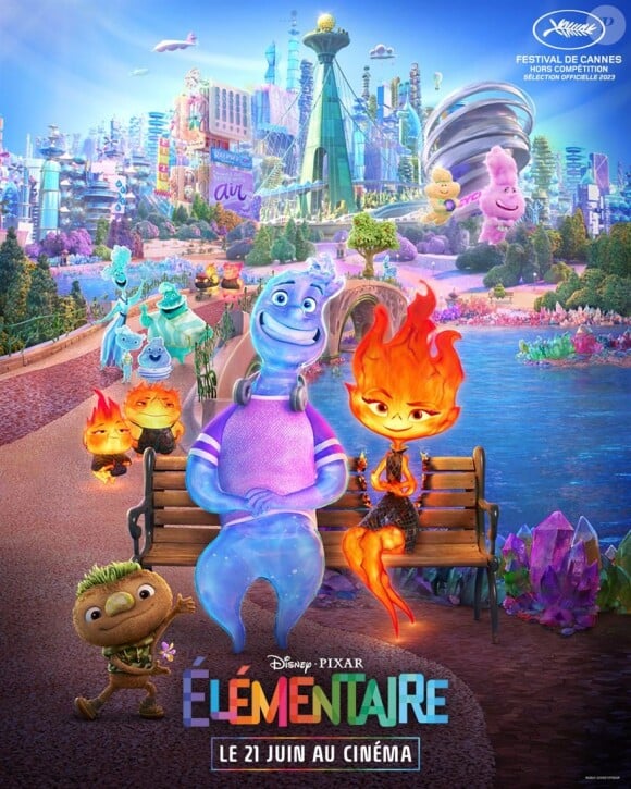Affiche du film "Elementaire", qui sort le 21 juin 2023.