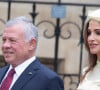 Tous les quatre s'étaient déjà retrouvés pour le couronnement de Charles III il y a peu.
Le roi Abdallah II de Jordanie et la reine Rania de Jordanie - Les invités arrivent à la cérémonie de couronnement du roi d'Angleterre à l'abbaye de Westminster de Londres, Royaume Uni, le 6 mai 2023. 
