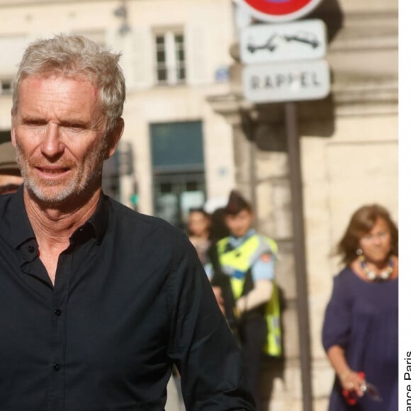 Exclusif - Denis Brogniart - Personnalités à la remise de décoration (Légion d'Honneur) à Arthur (Jacques Essebag) à la présidence du Sénat à Paris le 8 juin 2023.