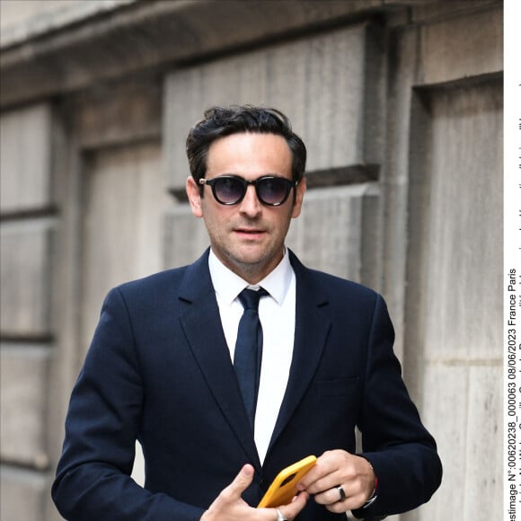 Exclusif - Camille Combal - Personnalités à la remise de décoration (Légion d'Honneur) à Arthur (Jacques Essebag) à la présidence du Sénat à Paris le 8 juin 2023.