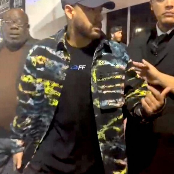 Neymar Jr aperçu à la sortie du club "Swan" à Miami, le 6 juin 2023.