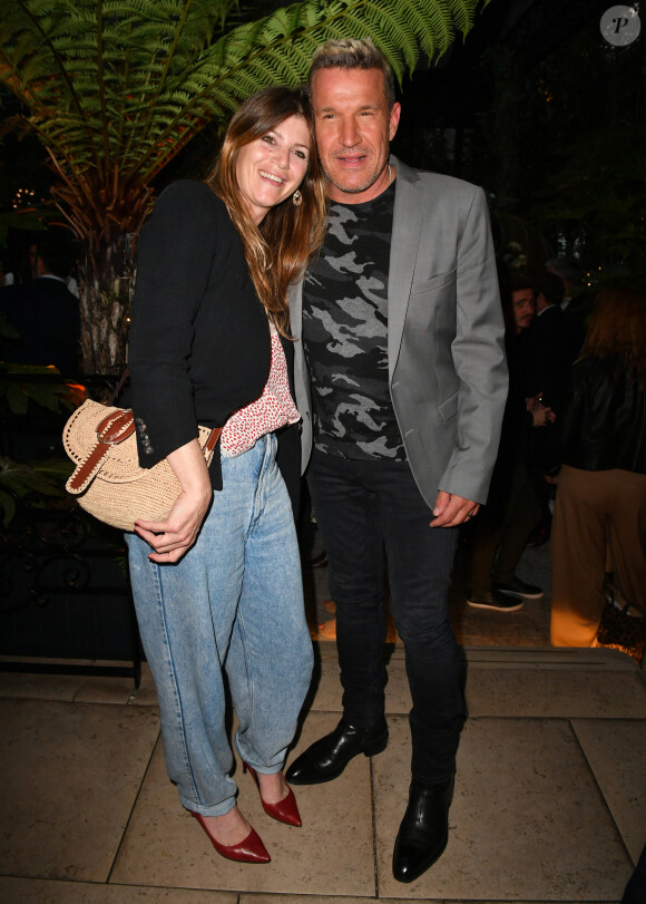 Benjamin Castaldi et femme Aurore lors de l'anniversaire (trois ans) de l'hôtel Les Jardins du Faubourg à Paris le 9 juin 2022.© Veeren / Bestimage 