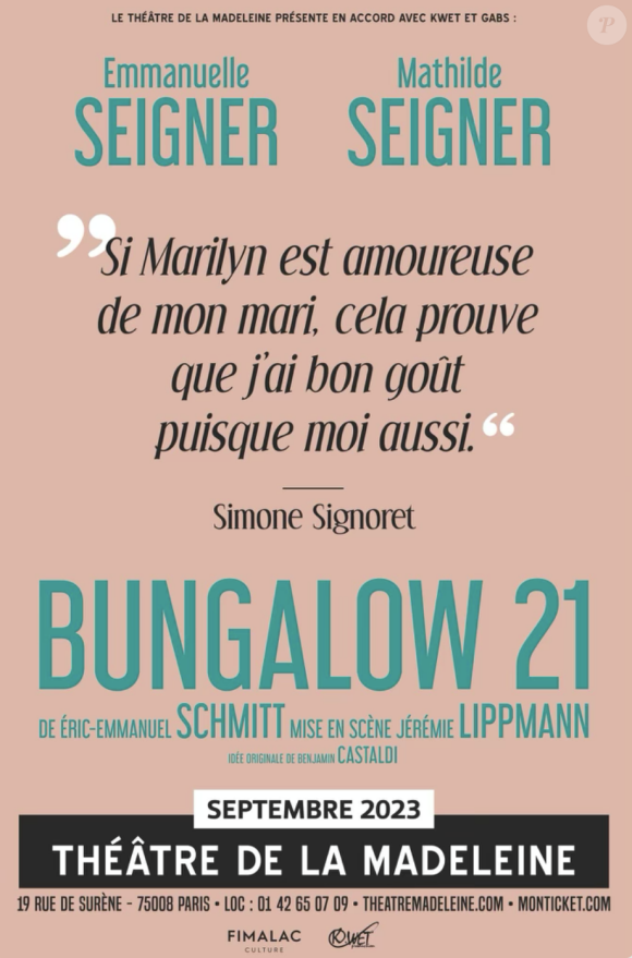 Bungalow 21 avec Mathilde et Emmanuelle Seigner