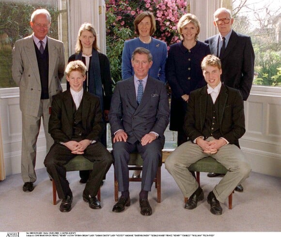 Les princes Wiliam et Harry à Eton College avec leur père, le roi Charles.