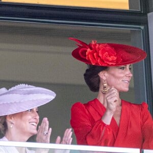 Sophie Rhys-Jones, duchesse d'Edimbourg, Catherine (Kate) Middleton, princesse de Galles - La famille royale britannique au meeting hippique Royal Ascot à Ascot, le 23 juin 2023. 