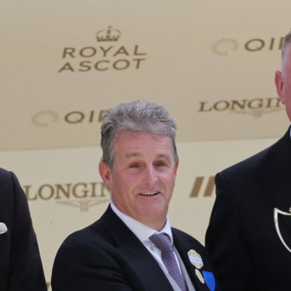 Le prince William, prince de Galles, et Catherine (Kate) Middleton, princesse de Galles - La famille royale britannique au meeting hippique Royal Ascot à Ascot, le 23 juin 2023. 