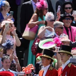 Le prince William, prince de Galles, et Catherine (Kate) Middleton, princesse de Galles - La famille royale britannique au meeting hippique Royal Ascot à Ascot, le 23 juin 2023. 