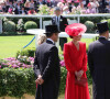 Kate et William ont retrouvé d'autres membres de la famille royale dont le roi Charles III et la reine Camilla
Le roi Charles III d'Angleterre et Camilla Parker Bowles, reine consort d'Angleterre, le prince William, prince de Galles, et Catherine (Kate) Middleton, princesse de Galles - La famille royale britannique au meeting hippique Royal Ascot à Ascot, le 23 juin 2023.