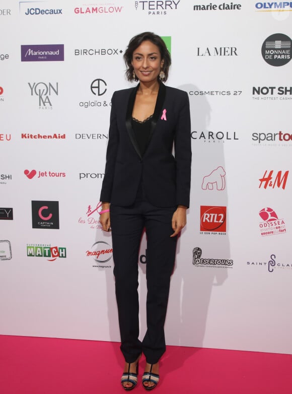 Leïla Kaddour-Boudadi à l'occasion du lancement de la 26ème campagne d'Octobre Rose par l'association Le Cancer du Sein, Parlons-en ! sur le Champ de Mars à Paris, France, le 1er octobre 2019. © Denis Guignebourg/Bestimage