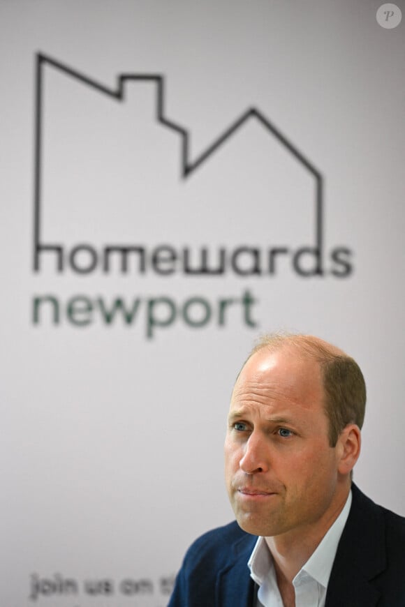 Le prince William, prince de Galles lors d'une visite à l'école primaire Maindee à Newport, Royaume Uni, le 26 juin 2023.