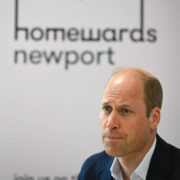 Le prince William, prince de Galles lors d'une visite à l'école primaire Maindee à Newport, Royaume Uni, le 26 juin 2023.