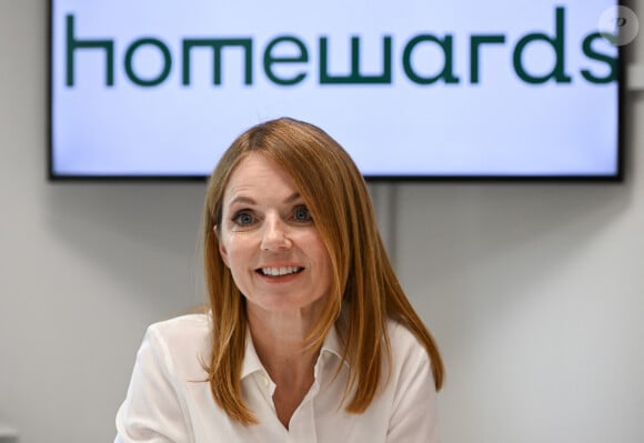 Geri Horner lors d'une visite à l'école primaire Maindee à Newport, Royaume Uni, le 26 juin 2023.