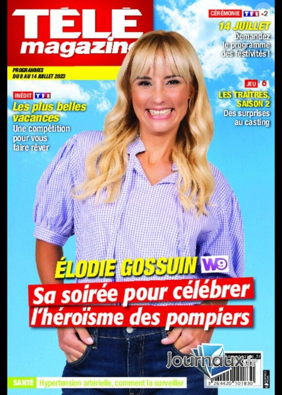 Dans une récente interview accordée à nos confrères de Télé Magazine, la pétillante blonde s'est confiée sans filtre sur les siens.
Elodie Gossuin à la Une de "Télé Magazine" le lundi 26 juin 2023.