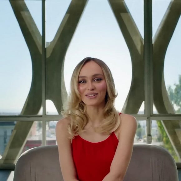 Lily-Rose Depp interviewée à propos de la série "The Idol" (HBO), le 2 juin 2023.