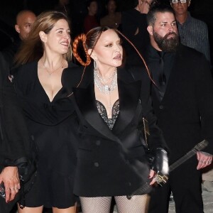 Madonna - Madonna fait la fête avec sa fille Lourdes Leon lors d'une soirée en son honneur pendant la foire d'art contemporain "Art Basel" à Miami, le 1er décembre 2022.