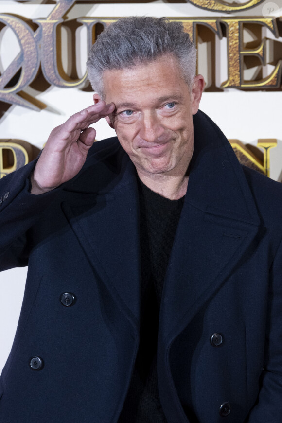 Vincent Cassel - Première du film "Les Trois Mousquetaires : D'Artagnan" à Madrid. Le 12 avril 2023