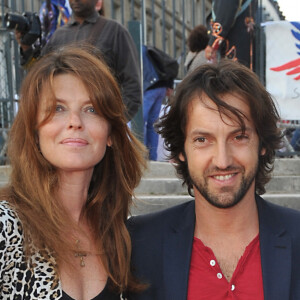 Le fils de Frédéric Diefenthal et Gwendoline Hamon souhaite suivre les traces de ses parents en devenant comédien lui aussi.
Frédéric Diefenthal et Gwendoline Hamon en 2012.