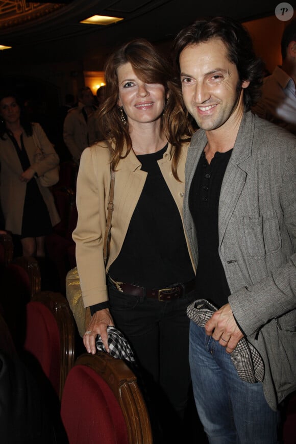 Frédéric Diefenthal et Gwendoline Hamon au théâtre Edouard VII à Paris en 2012.