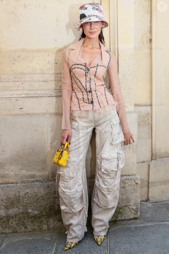 Sabina Jakubowicz - Arrivées au défilé de mode Christian Dior collection Haute Couture Automne/Hiver 2023/24 lors de la Fashion Week de Paris (PFW), à Paris, France, le 3 juillet 2023. © Christophe Clovis/Bestimage 