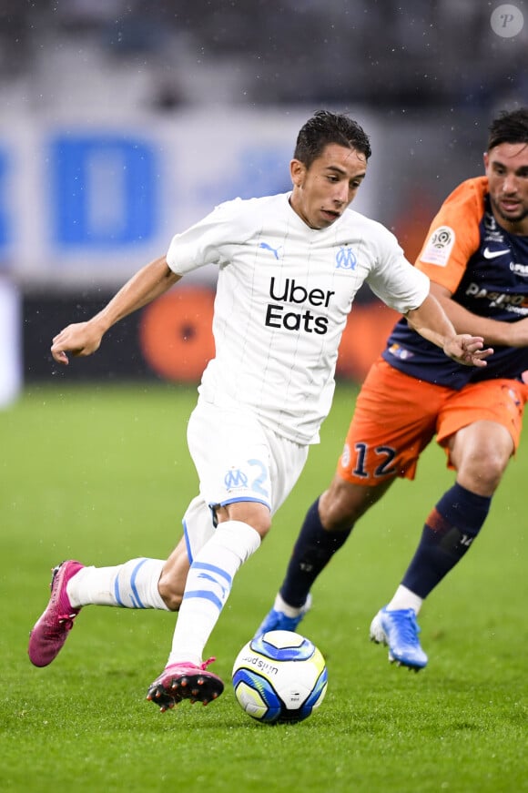 Maxime Lopez - Match de championnat de Ligue 1 Conforama opposant l'Olympique de Marseille (OM) au Montpellier Hérault Sport Club (MHSC) au stade Vélodrome à Marseille, FRance, le 21 septembre 2019. Le match s'est terminé sur un match nul 1-1. © Anthony Bibard/Panoramic/Bestimage