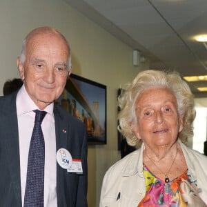 Gérard Saillant et Bernadette Chirac à la 12ème édition du "BGC Charity Day" à Paris, le 12 septembre 2016. © Veeren / Bestimage