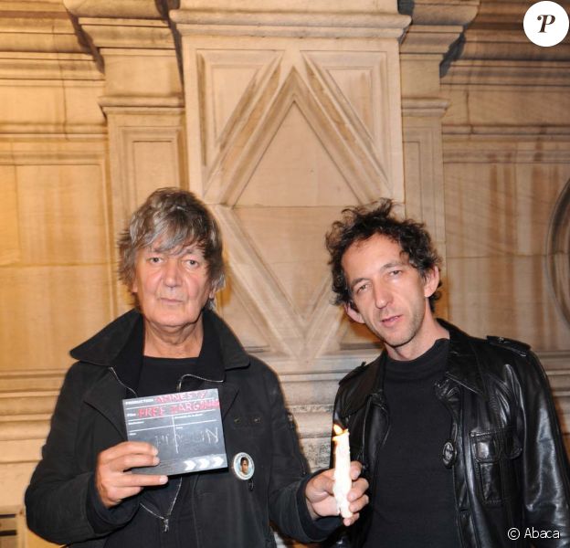 Jacques Higelin et Arthur H soutiennent Aung San Suu Kyi, à Paris, le 7 octobre 2009 !