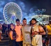 Le week-end dernier, il a même profité d'une soirée à la fête foraine de Port-Barcarès.
Emanuel, Maurine, Maximilien et Anthony prennent la pose sur Instagram.