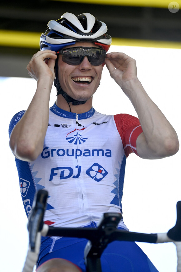 David Gaudu - 10ème étape entre Morzine et Megève du Tour de France 2022 le 12 juillet 2022.