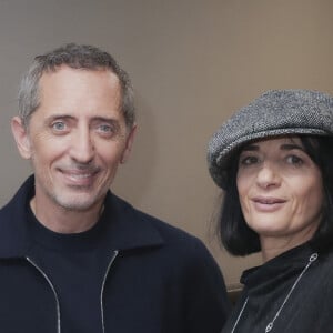 Exclusif - Gad Elmaleh, Sandrine Aboukrat Levi - Hommage à Daniel Lévi lors d'un gala au théâtre Mogador à Paris au profit de l'association Daniel Lévi le 7 novembre 2022. © Jack Tribeca / Bestimage