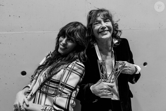 Exclusif - Prix Spécial - Lou Doillon et sa mère Jane Birkin - Backstage de la 36ème édition des Victoires de la Musique à la Seine Musicale à Boulogne-Billancourt, France, le 12 février 2021. © Cyril Moreau/Bestimage