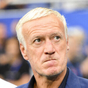 Didier Deschamps rend un bel hommage à un homme qui a compté pour lui.

Didier Deschamps entraineur / Selectionneur France - Match de qualifications de l'Euro "France - Grèce" au stade de France.