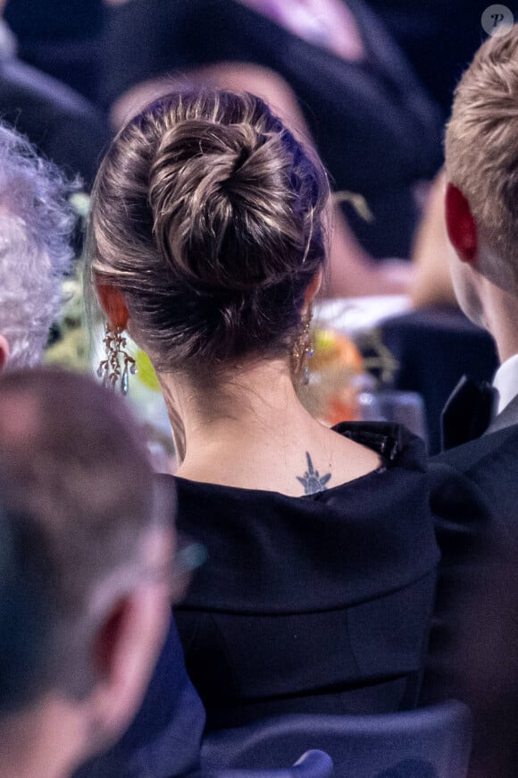 La princesse Sofia de Suède (tatouage) - Soirée de gala Svenska idrottsgalan 2023 à l'arena Avicii à Stockholm le 16 janvier 2023. 