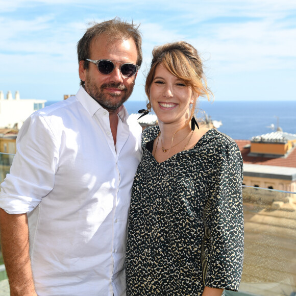 Exclusif - Stéphane Henon et Léa François - 8ème saison des Héros de la TV à Beausoleil, le 5 octobre 2019. © Lionel Urman/Bestimage 