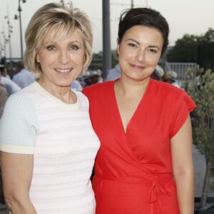 Evelyne Dhéliat , Anaïs Baydemir - 7ème édition du Trophée de la Pétanque Gastronomique au Paris Yacht Marina à Paris le 27 juin 2019. © Christophe Aubert via Bestimage