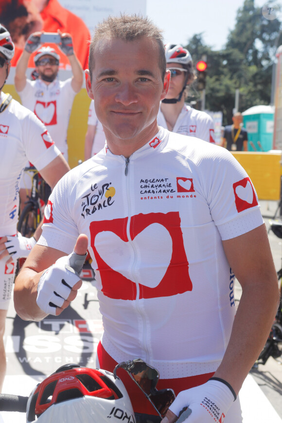 Exclusif - Thomas Voeckler - Etape du coeur au profit de Mécénat Chirurgie Cardiaque (MCC) à Cholet le 9 juillet 2018. © CVS/Bestimage