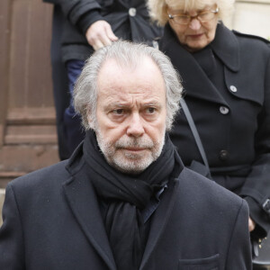 Michel Leeb lors des obsèques de Michel Legrand en la cathédrale orthodoxe Saint-Alexandre-Nevsky à Paris, le 1er février 2019. 