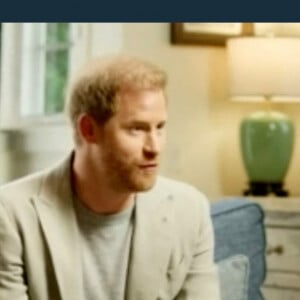 Le Prince Harry a participé à un événement en direct avec le docteur Gabor Maté, expert dans les traumatismes liés à l'enfance. Le 4 mars 2023. 