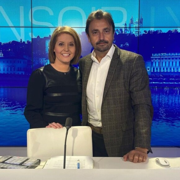 Élodie Poyade prête à s'illustrer à l'antenne aux côtés d'Henri Leconte. Photo relayée sur son compte Instagram.