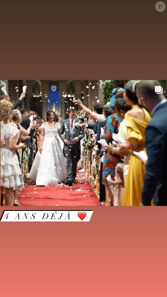 En cette occasion si spéciale, Louis Ducruet avait mis les petits plats dans les grands.
Louis et Marie Ducruet célèbrent leurs 4 ans de mariage. Le 26 juillet 2023.