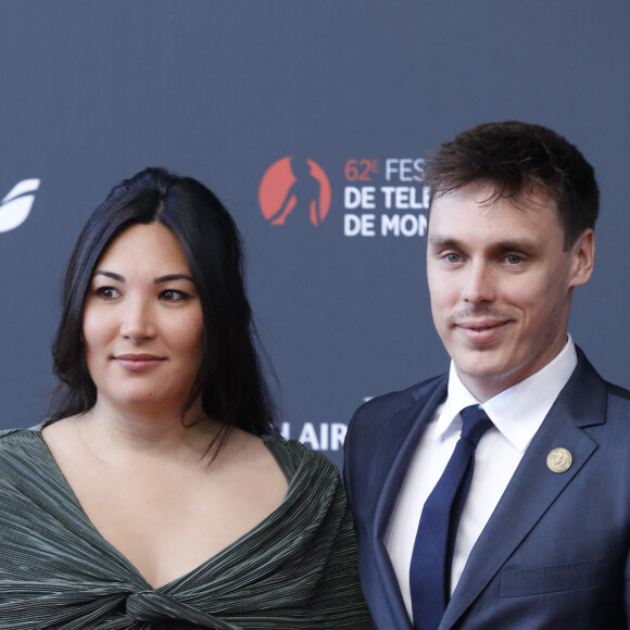 Louis Ducruet et sa femme Marie sur le tapis rouge du photocall de la cérémonie d'ouverture du 62ème Festival de Télévision de Monte-Carlo, à Monaco, le 16 juin 2023. © Denis Guignebourg/BestImage