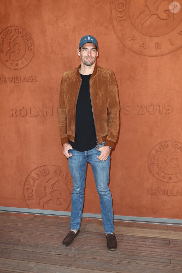 Camille Lacourt - Célébrités dans le village des internationaux de France de tennis de Roland Garros à Paris, France, le 6 juin 2019. © Jacovides-Moreau/Bestimage