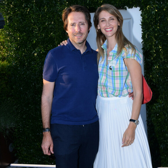 Exclusif - Ophélie Meunier et son mari Mathieu Vergne à la soirée Jardin Secret sur le rooftop de l'hôtel The Peninsula Paris le 7 juin 2023. © Rachid Bellak / Bestimage 