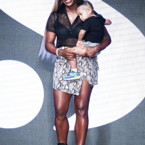 Serena Williams, Alexis Olympia Ohanian Jr. au défilé Prêt à porter Serena Williams Printemps/Eté 2020 lors de la Fashion Week de New York City, New York, Etats-Unis, le 10 septembre 2019.