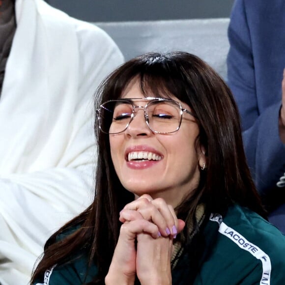 Nolwenn Leroy - Célébrités dans les tribunes des internationaux de France de Roland Garros à Paris le 31 mai 2022. © Cyril Moreau - Dominique Jacovides/Bestimage