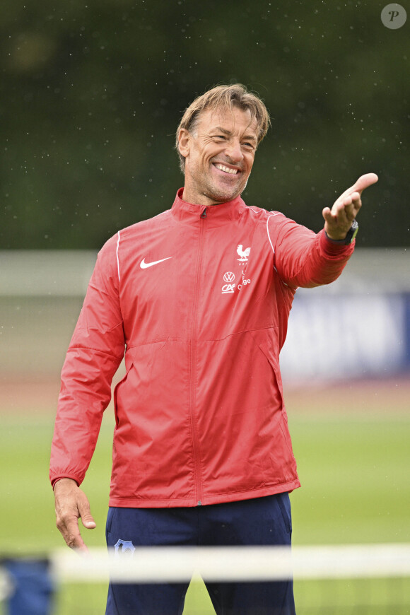 Herve Renard - Selectionneur / Entraineur (Fra) - Entrainement de l'équipe de France Feminine à Clairefontaine, le 4 juillet 2023.