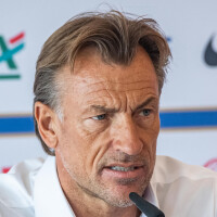 Herve Renard et sa compagne Viviane Dieye FOOTBALL : PSG vs FC Lorient -  Ligue1 Uber Eats